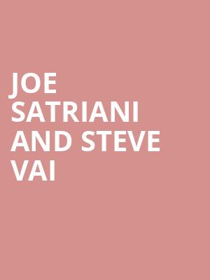Joe Satriani and Steve Vai, Kodak Center, Rochester